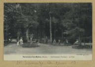 SERMAIZE-LES-BAINS. Etablissement thermal : le parc.
Édition Vve Bellorget.[vers 1905]