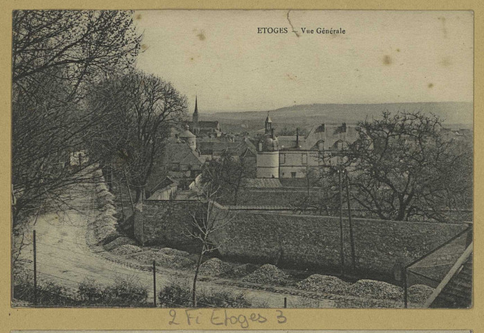 ÉTOGES. Vue générale. (51 - Reims J. Bienaimé). [vers 1923] 