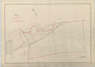 Cuperly (51203). Section ZK échelle 1/2000, plan remembré pour 1957, plan régulier (papier armé)