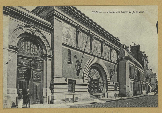 REIMS. Façade des Caves de J. Mumm / N.D. phot.