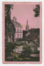 ÉPERNAY. 7. Jardin de l'Hôtel de Ville. Le Clocher de Notre-Dame.
E. HarmigniesSans date
