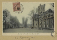ÉPERNAY. 3-Cours Perrier et nouvelle église.
EpernayLib. Catholique.[vers 1905]