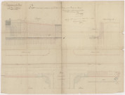 RN 3. Projet des murs de quai à construire au grand pont de Châlons sur la rivière Marne, 1769-1804.