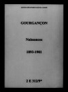 Gourgançon. Naissances 1893-1901