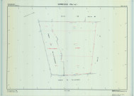 Sommesous (51545). Section XZ échelle 1/2000, plan remembré pour 1991 (extension Mailly-le-Camp section YM), plan régulier (calque)
