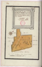 Plan détaillé du terroir de Ruffy : 13ème feuille, canton dit a Pigeolle (s,d, vers 1780), Pierre Villain