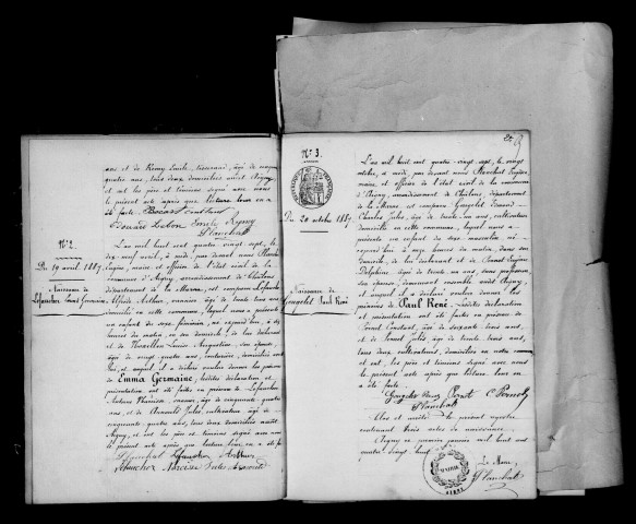 Aigny. Naissances 1887