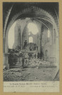 PROSNES. La Grande guerre 1914-15. Prosnes (Marne) Les ruines de l'Église (intérieur).
(75 - Parisimp. R. Pruvost).Sans date