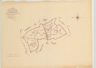 Coupéville (51179). Tableau d'assemblage échelle 1/20000, plan napoléonien sans date (copie du plan napoléonien), plan non régulier (papier)