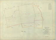 Tours-sur-Marne (51576). Section ZY échelle 1/2000, plan remembré pour 1962, contient une extension sur Bisseuil section ZAI, plan régulier (papier armé).