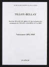 Tilloy-et-Bellay. Naissances 1892-1909