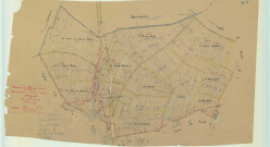 Bourgogne-Fresne (51075). Section A2 échelle 1/2500, plan mis à jour pour 1934, plan non régulier (papier).
