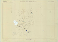 Saint-Remy-sous-Broyes (51514). Tableau d'assemblage échelle 1/10000, plan remembré pour 01/01/1994 (papier)