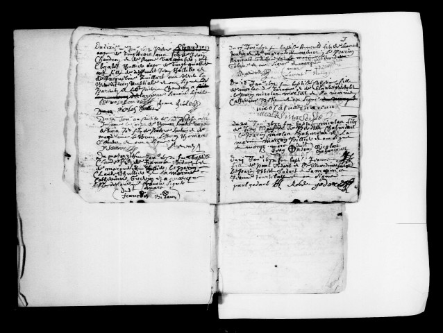 Reims. Sainte-Madeleine. Baptêmes, mariages, sépultures, confirmations 1672-1689