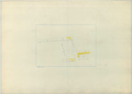 Vitry-le-François (51649). Section XC échelle 1/1000, plan remembré pour 1968, plan régulier (papier armé)