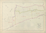 Possesse (51442). Section ZB échelle 1/2000, plan remembré pour 1967 (extension sur Contault-le-Maupas section ZK), plan régulier (papier armé)