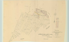Auménancourt (51025). Section Y1 2 échelle 1/2500, plan mis à jour pour 1957, ancienne commune Aumenancourt le petit (51026) (partie détachée), plan non régulier (papier).