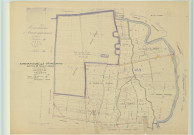 Auménancourt (51025). Section B1 échelle 1/1250, plan mis à jour pour 1959, ancienne commune Aumenancourt le grand, plan non régulier (papier).