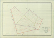 Sogny-aux-Moulins (51538). Section ZB ZK échelle 1/2000, plan remembré pour 1968 (extension Mairy-sur-Marne section ZK), plan régulier (papier armé)