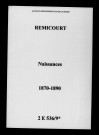 Remicourt. Naissances 1870-1890