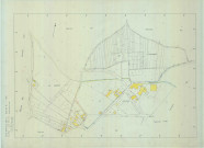 Saint-Martin-d'Ablois (51002). Section AK échelle 1/1000, plan remanié pour 01/01/1987, plan régulier de qualité P4 (calque)