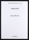 Grauves. Décès 1893-1912