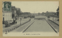 REIMS. 76. Le Canal et le Port.
ParisE. Le Deley, imp.-éd.Sans date