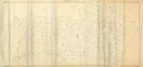 Saint-Amand-sur-Fion (51472). Tableau d'assemblage échelle 1/5000, plan remembré pour 1968, plan régulier (papier)