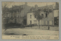 REIMS. 69. Guerre de 1914 - Dernière barricade - Rue Cérès - Maison bombardée. 1914 War - Last Barricade, Ceres street - house after Bombardment / L'H, Paris.