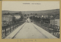 CUMIÈRES. Pont de Marne.
EpernayÉdition V. Thuillier.[avant 1914]