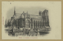 REIMS. La Cathédrale, vue longitudinale.
ReimsGontier.Sans date
