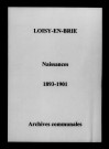 Loisy-en-Brie. Naissances 1893-1901