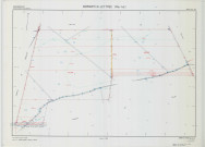 Dommartin-Lettrée (51212). Section YZ échelle 1/2000, plan remembré pour 1991, plan régulier (calque)