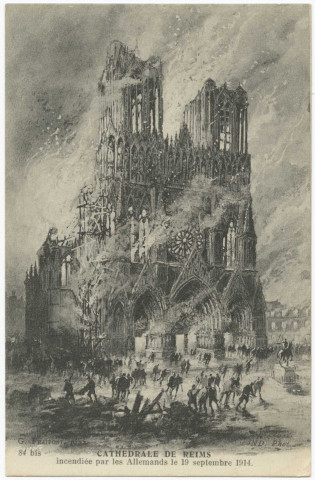 Cartes postales de la Grande Guerre à Reims