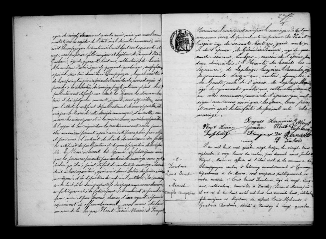 Champguyon. Mariages 1893-1901