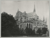 REIMS. Cathédrale de Reims. Abside côté sud.