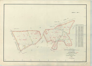 Saint-Hilaire-au-Temple (51485). Section ZE échelle 1/2000, plan remembré pour 1963, plan régulier (papier armé)
