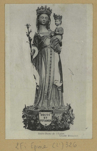 ÉPINE (L'). Notre-Dame de l'Epine / J. Bienaimé, photographe à Reims.
(75 - Parisimp. Anciens établissements Neurdein et Cie).[vers 1920]