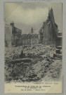 REIMS. 141. Bombardement de Reims par les Allemands, le 19 septembre 1914. Rue de Mâcon. Macon street.