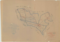 Champaubert (51113). Tableau d'assemblage 1 échelle 1/10000, plan mis à jour pour 01/01/1933, non régulier (papier)