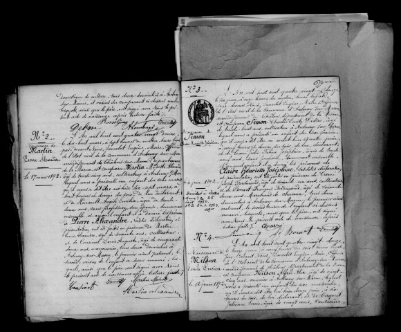 Aulnay-sur-Marne. Naissances 1892