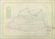 Drouilly (51220). Section ZD échelle 1/2000, plan remembré pour 1963 (extension sur Loisy-sur-Marne section ZI), plan régulier (papier armé)