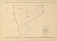 Étréchy (51239). Section X échelle 1/2000, plan remembré pour 1954 (ancienne section A1 de la commune de Coligny feuille cadastral d'Étrechy), plan régulier (papier)