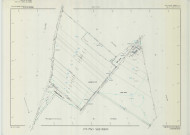 Cheniers (51146). Section ZK échelle 1/2000, plan remembré pour 1992 (extension Villers-le-Château section E), plan régulier (calque)