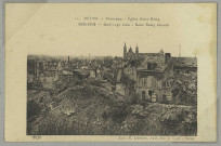 REIMS. 11. Panorama - Église Saint-Rémy Rheims - Bird's eye view - Saint Remy Church.
ParisE. Le Deley, imp.-éd.Sans date