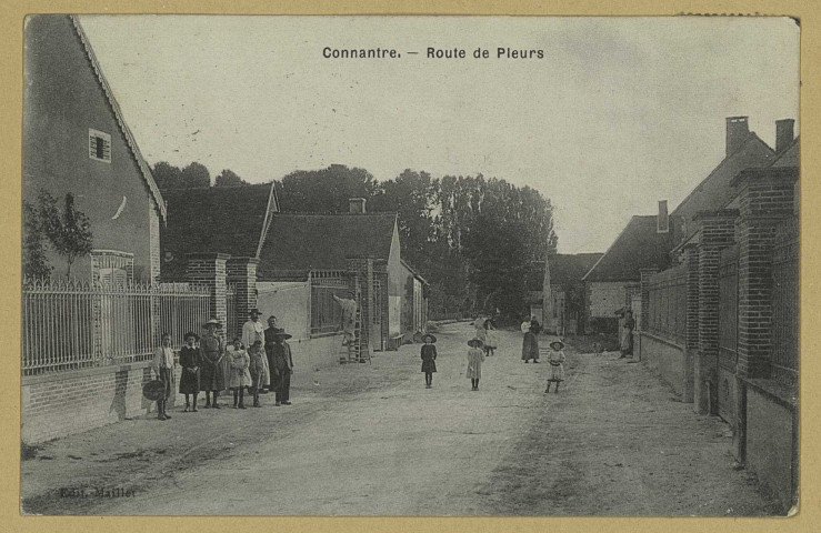 CONNANTRE. Route de Pleurs.
Édition Maillet.[vers 1912]