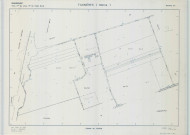 Fagnières (51242). Section ZT 1 échelle 1/2000, plan remembré pour 1992, plan régulier (calque)
