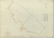 Moncetz-l'Abbaye (51373). Section ZD échelle 1/2000, plan remembré pour 1959, plan régulier (papier armé)