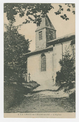 LA CROIX-EN-CHAMPAGNE. 4. L'Église.