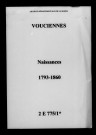 Vouciennes. Naissances 1793-1860